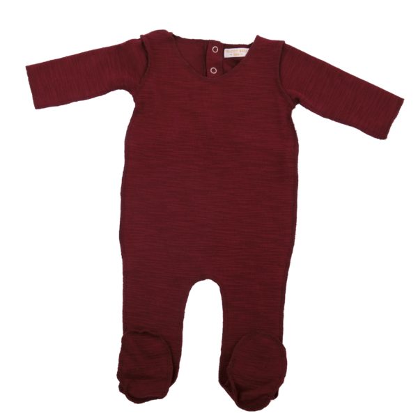 HEATHERED RIBBED INVERTED SEAM FOOTIE
