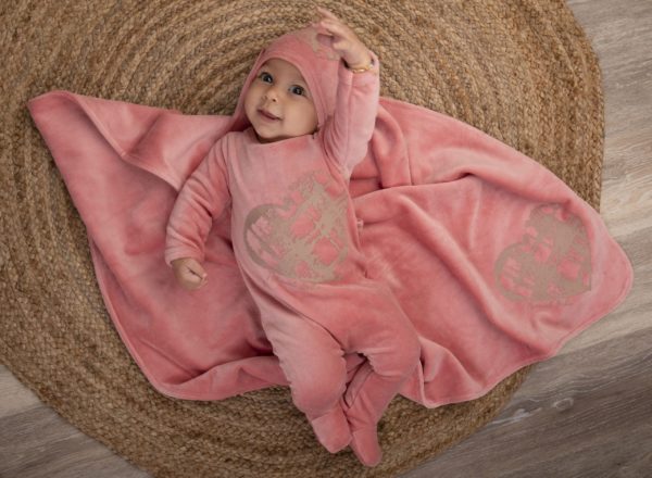 BRUSHED HEART VELOUR SET